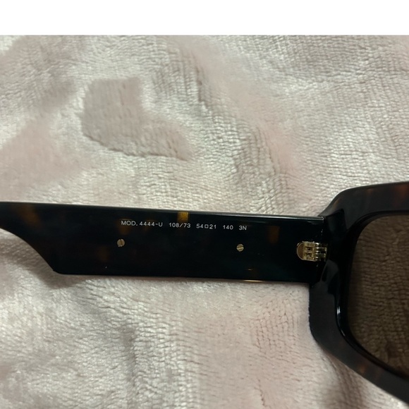 Versace Tortoise Shell Sunglasses with Gold Accents - Picture 10 of 10